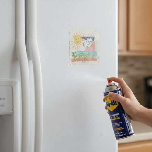 How to Remove Stubborn Stickers with WD-40
