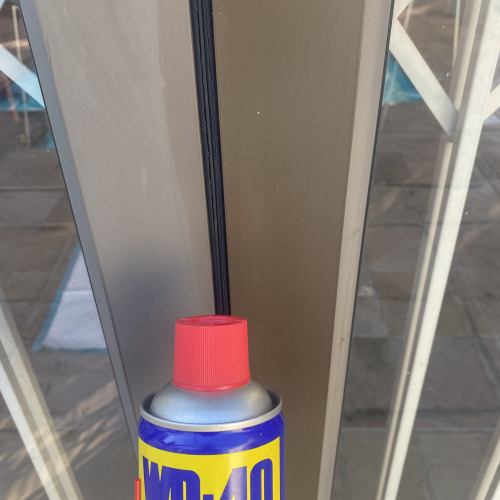 Aluminum door restoration