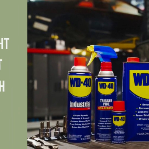 Do it right the first time with WD40