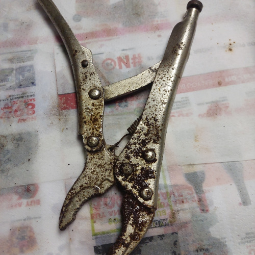 Old Rusted Vice  Grip