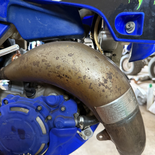 Clean your exhaust pipe.